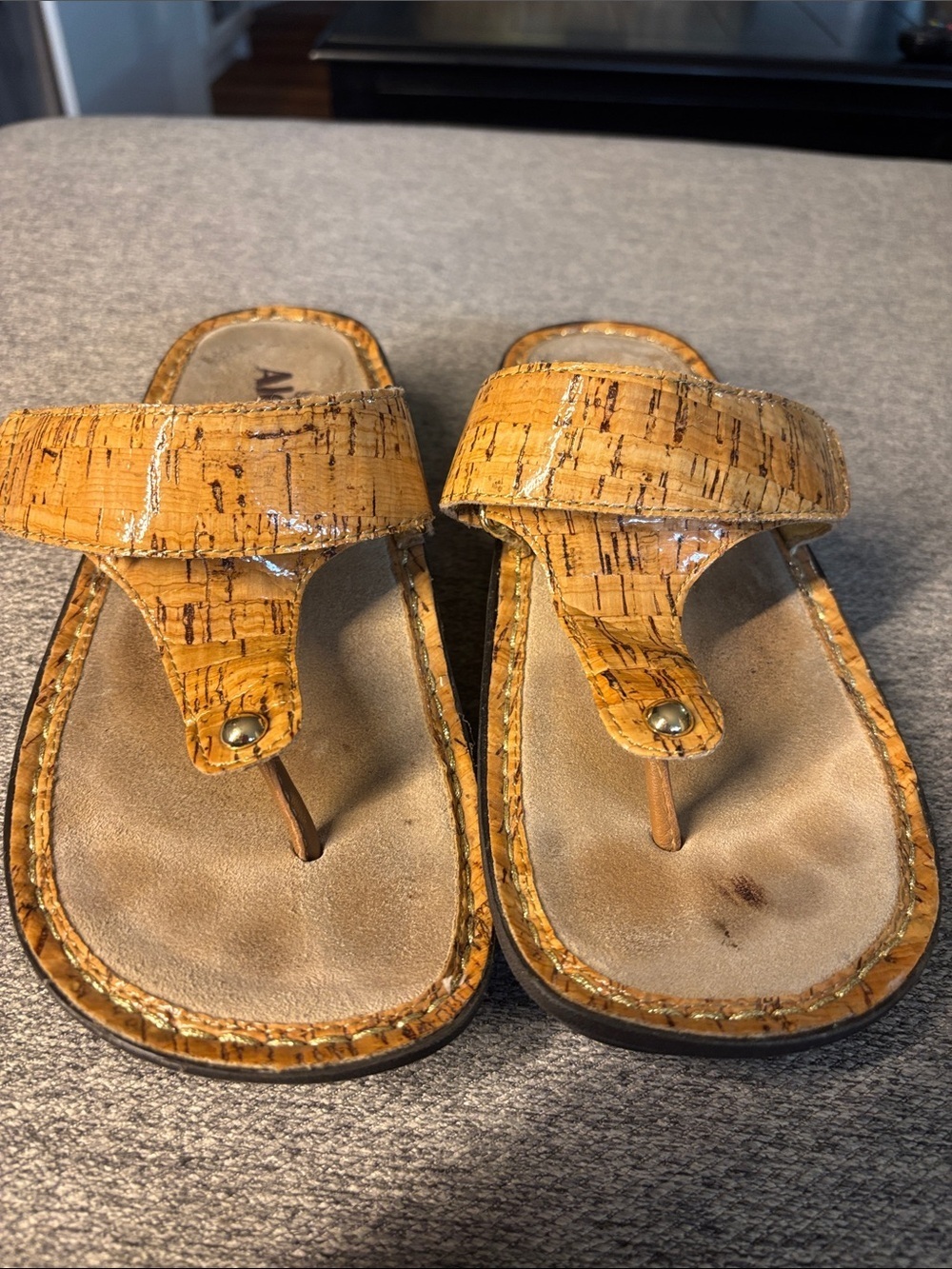 Alegria Carina Sandals in a Cork Fiesta - Picture 6 of 6